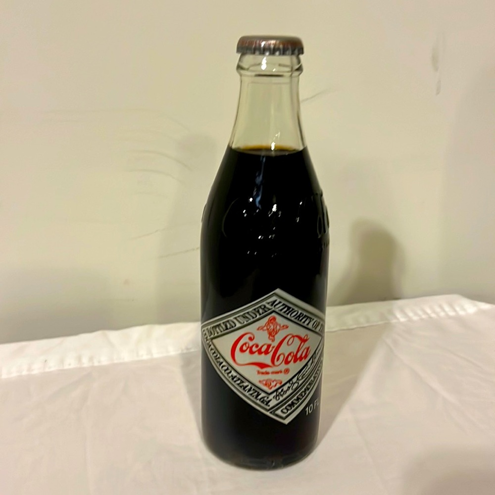 1977 Coca Cola Commemorative Bottle - 75th Anniversary -Augusta Bottling Company